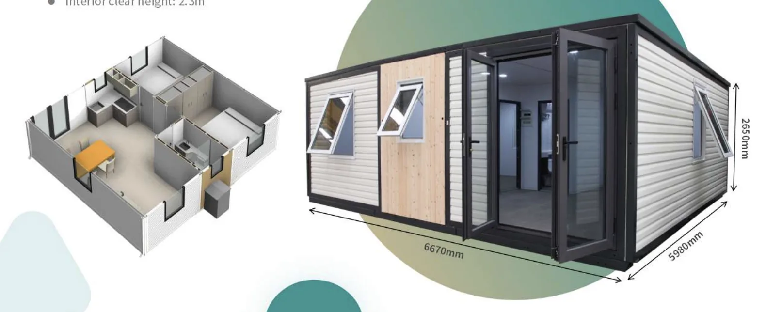 Exterior con terraza