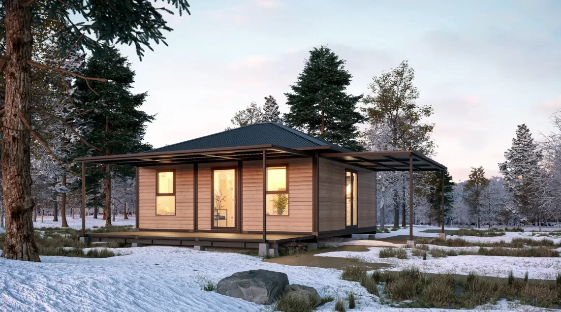 Smart House Homeclaf — vivienda modular plegable